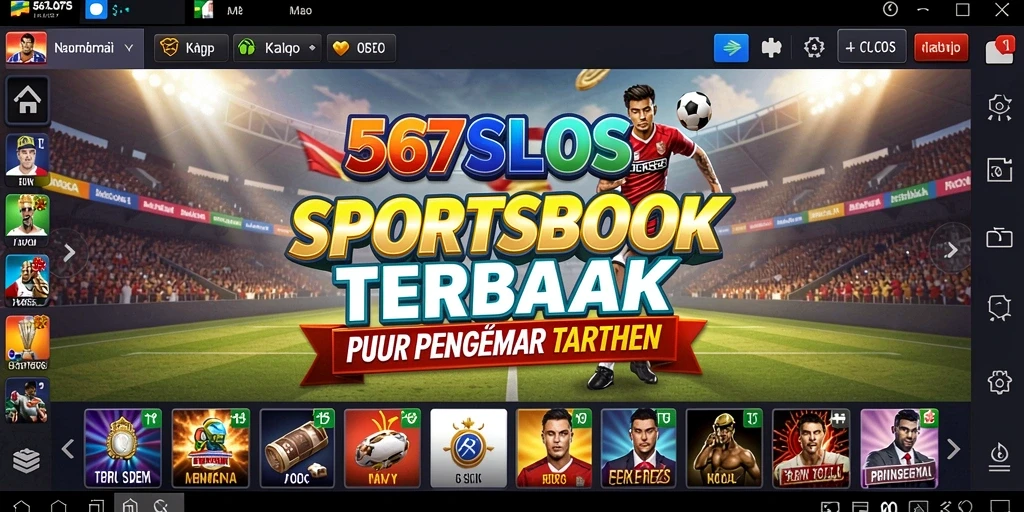Tampilan gameplay yang menakjubkan di 567SLOTS sebagai aplikasi Sportsbook.
