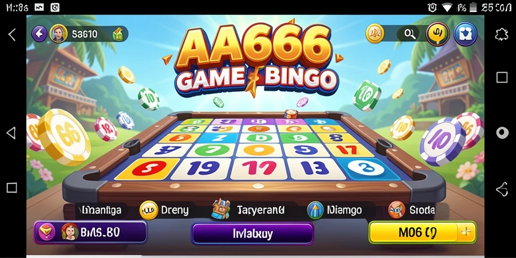 Tampilan gameplay menarik dari <strong>AA666</strong> saat bermain Bingo.