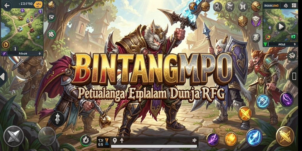 Tampilan gameplay RPG BINTANGMPO yang mendebarkan.