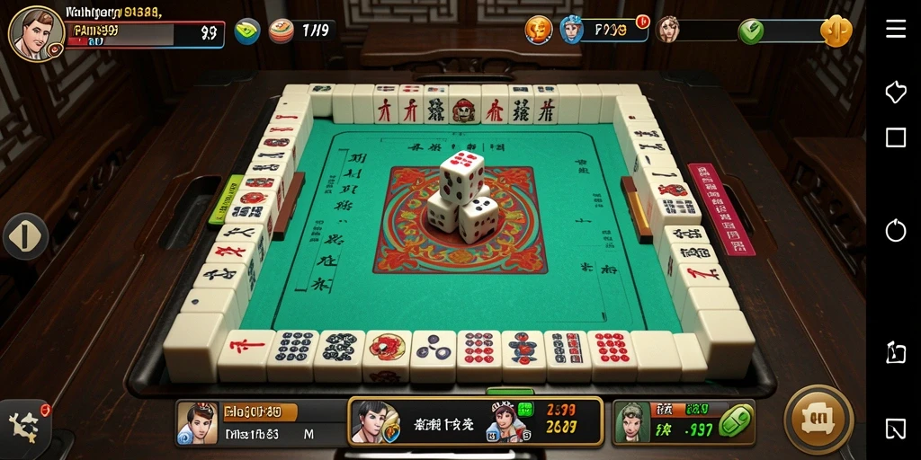 Tampilan gameplay menarik dari <strong>FA99</strong> dengan suasana Mahjong yang menenangkan.