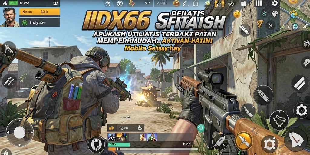 Tampilan antarmuka pengguna IDX66 yang intuitif dan mudah digunakan.