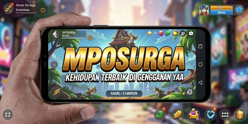 Gameplay <strong>MPOSURGA</strong> menunjukkan interaksi dinamis antar karakter di dunia virtual.