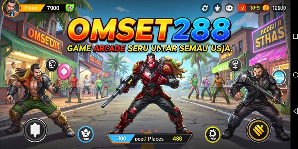 Tampilan gameplay menarik dan penuh action dalam OMSET288.
