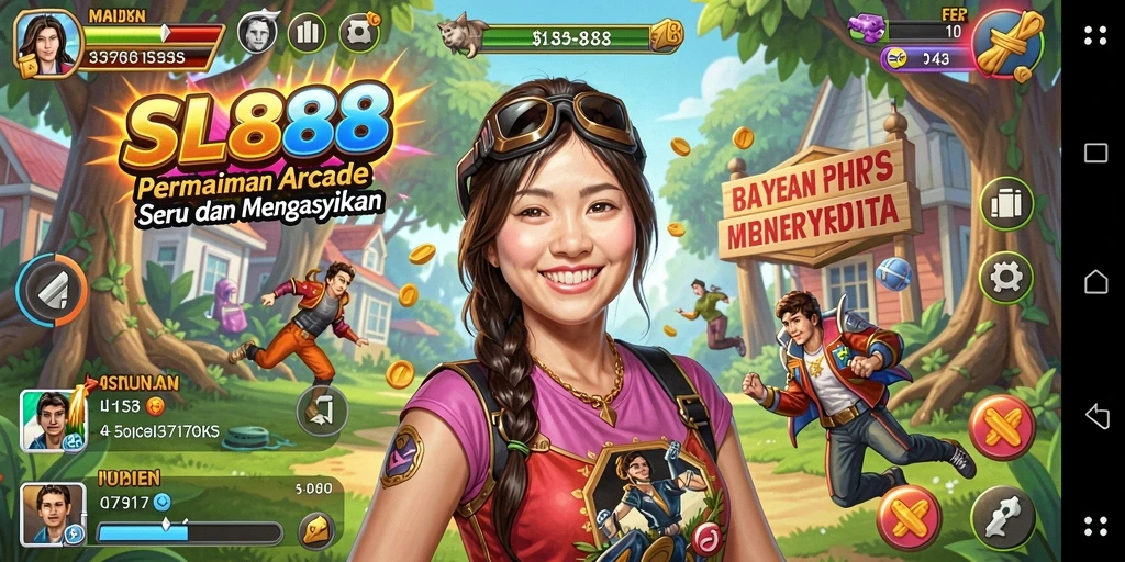 Tampilan gameplay seru dari SL888 yang penuh tantangan.