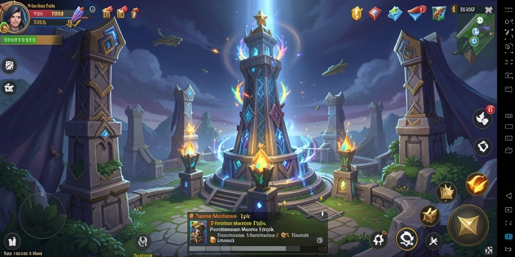 Screenshot T6 menampilkan aksi seru dalam gameplay Tower Defense yang menegangkan.