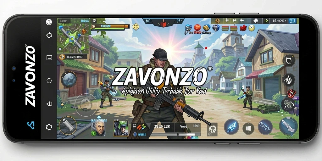 Tampilan antarmuka ZAVONZO yang sederhana dan fungsional.